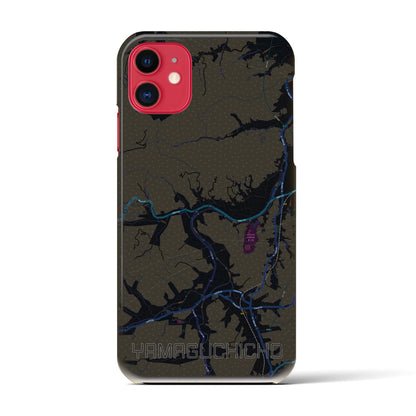 【山口町（徳島県）】地図柄iPhoneケース（バックカバータイプ）