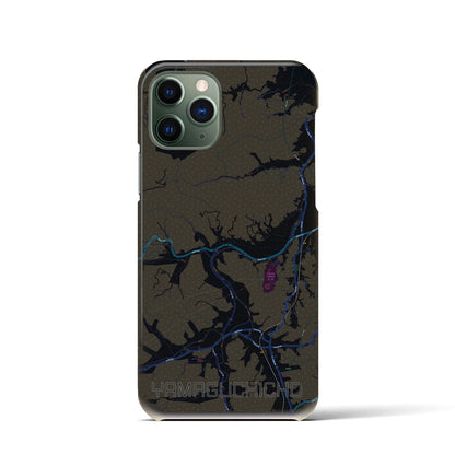 【山口町（徳島県）】地図柄iPhoneケース（バックカバータイプ）