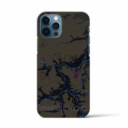 【山口町（徳島県）】地図柄iPhoneケース（バックカバータイプ）