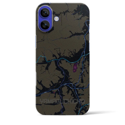 【山口町（徳島県）】地図柄iPhoneケース（バックカバータイプ）