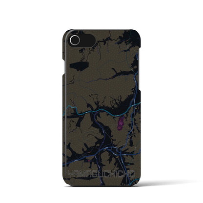 【山口町（徳島県）】地図柄iPhoneケース（バックカバータイプ）