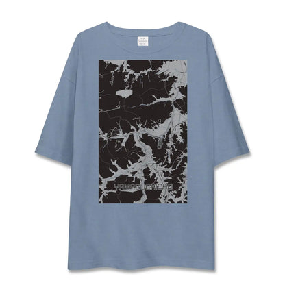 【山口町（徳島県）】地図柄ビッグシルエットTシャツ