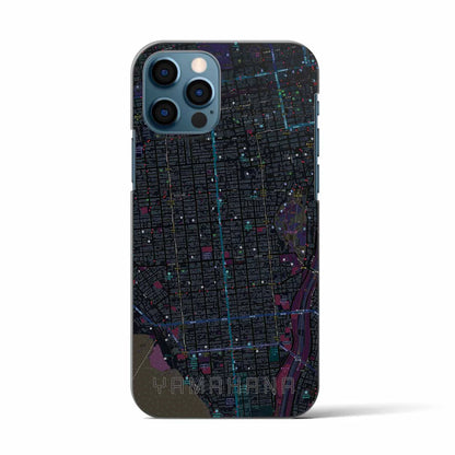 【山鼻（北海道）】地図柄iPhoneケース（バックカバータイプ）