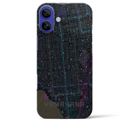 【山鼻（北海道）】地図柄iPhoneケース（バックカバータイプ）