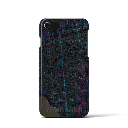 【山鼻（北海道）】地図柄iPhoneケース（バックカバータイプ）