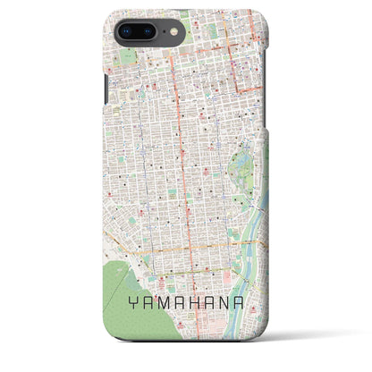 【山鼻（北海道）】地図柄iPhoneケース（バックカバータイプ）