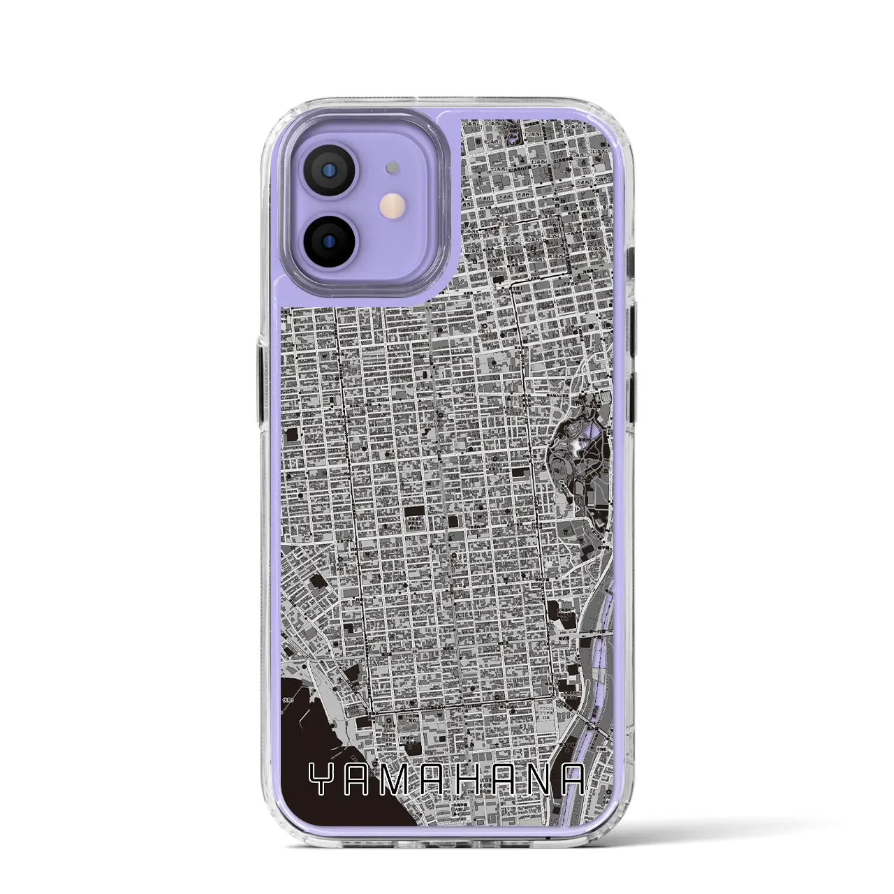 【山鼻（北海道）】地図柄iPhoneケース（MagSafeタイプ）