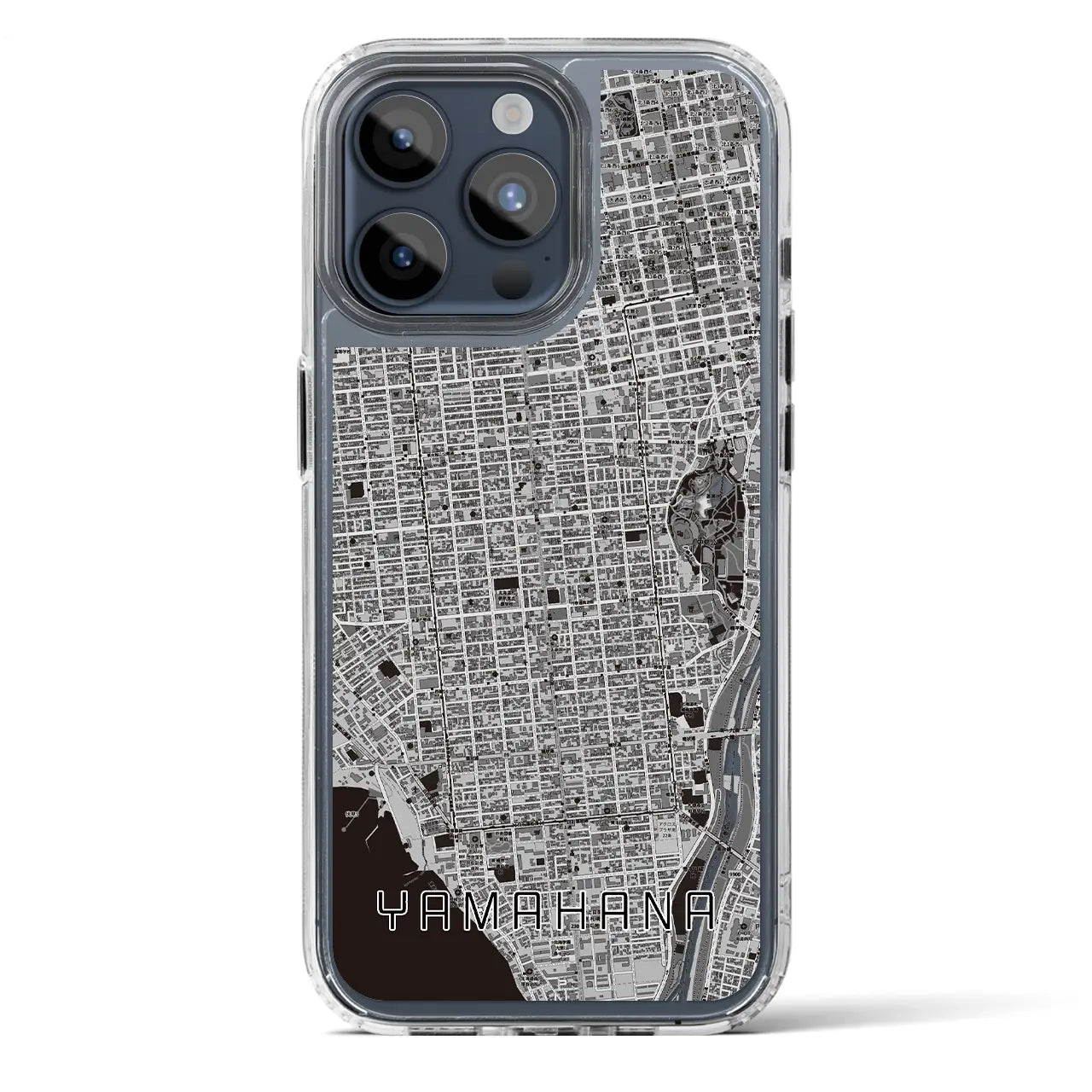 【山鼻（北海道）】地図柄iPhoneケース（MagSafeタイプ）