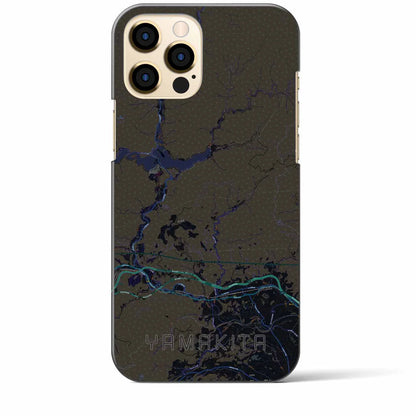 【山北（神奈川県）】地図柄iPhoneケース（バックカバータイプ）