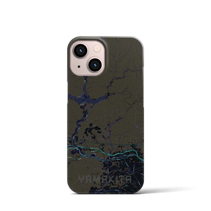 【山北（神奈川県）】地図柄iPhoneケース（バックカバータイプ）