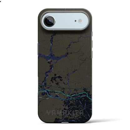 【山北（神奈川県）】地図柄iPhoneケース（バックカバータイプ）