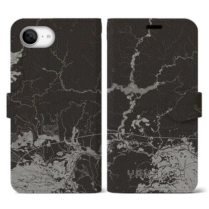 【山北（神奈川県）】地図柄iPhoneケース（手帳タイプ）