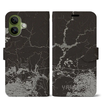 【山北（神奈川県）】地図柄iPhoneケース（手帳タイプ）