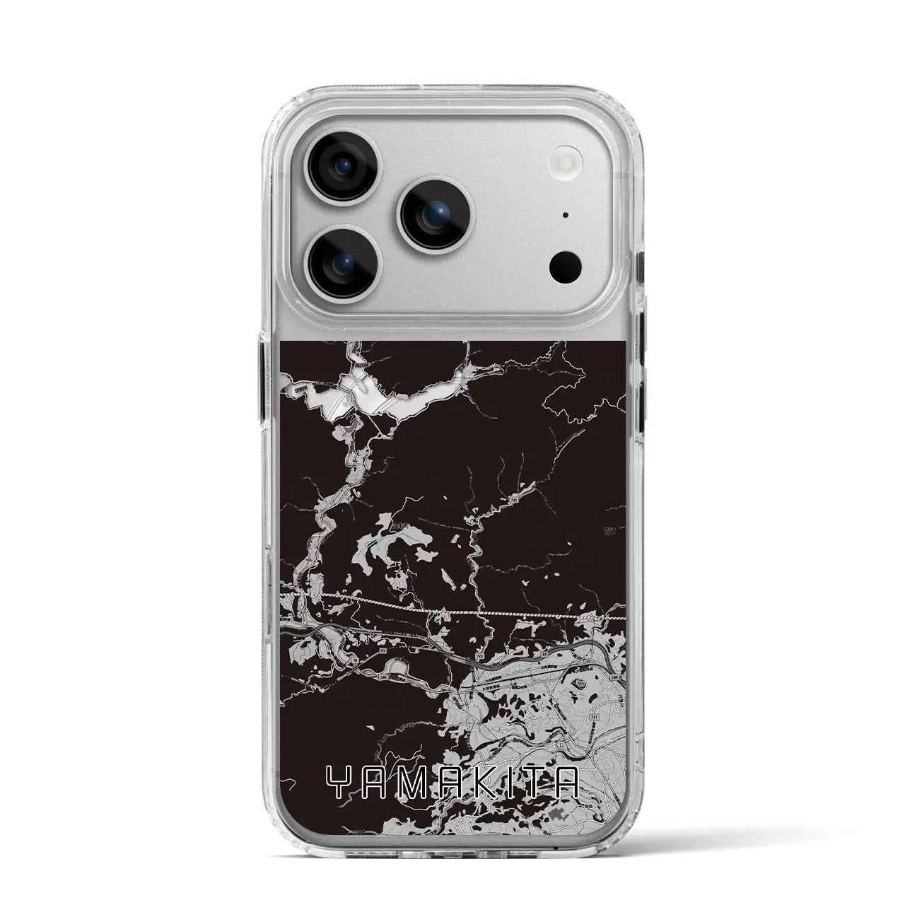 【山北（神奈川県）】地図柄iPhoneケース（MagSafeタイプ）