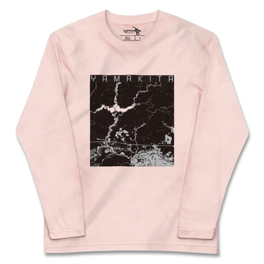 【山北（神奈川県）】地図柄ロングスリーブTシャツ