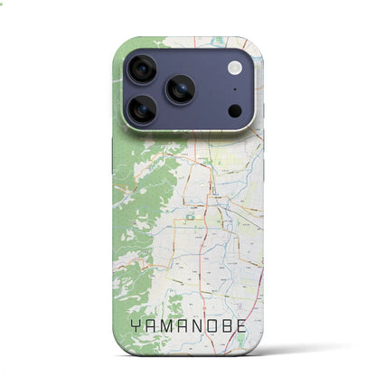 【山辺（山形県）】地図柄iPhoneケース（バックカバータイプ）