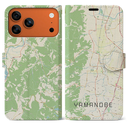 【山辺（山形県）】地図柄iPhoneケース（手帳タイプ）