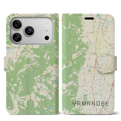 【山辺（山形県）】地図柄iPhoneケース（手帳タイプ）