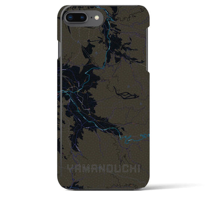 【山ノ内（長野県）】地図柄iPhoneケース（バックカバータイプ）