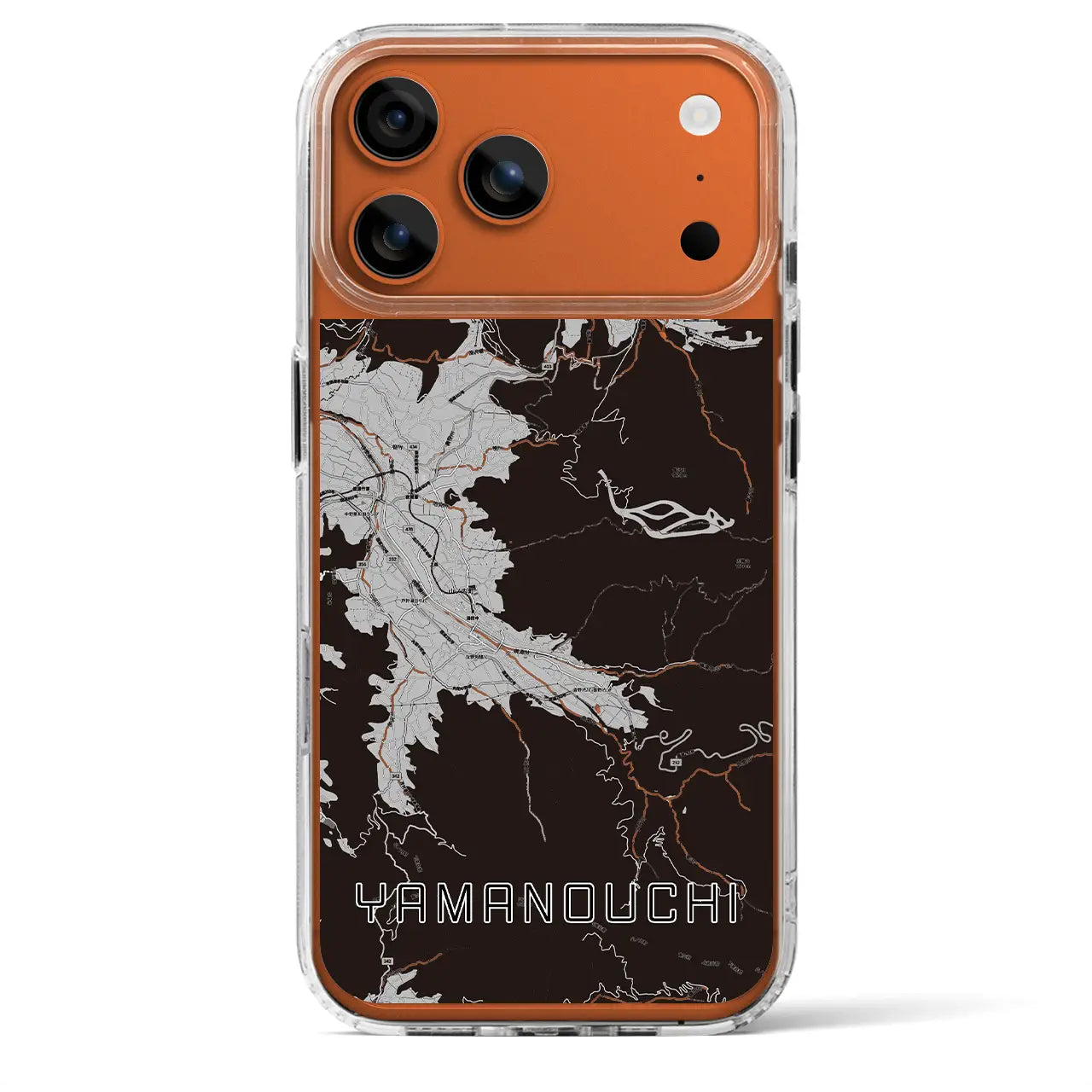 【山ノ内（長野県）】地図柄iPhoneケース（MagSafeタイプ）