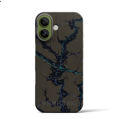 【山崎（兵庫県）】地図柄iPhoneケース（バックカバータイプ）