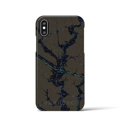 【山崎（兵庫県）】地図柄iPhoneケース（バックカバータイプ）