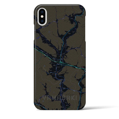 【山崎（兵庫県）】地図柄iPhoneケース（バックカバータイプ）