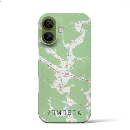 【山崎（兵庫県）】地図柄iPhoneケース（バックカバータイプ）