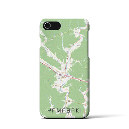 【山崎（兵庫県）】地図柄iPhoneケース（バックカバータイプ）