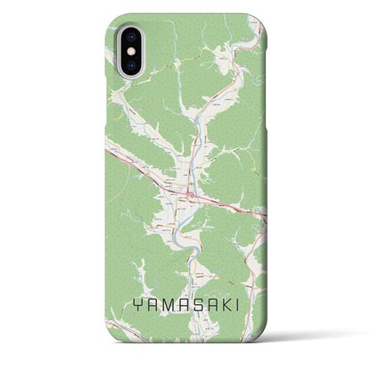 【山崎（兵庫県）】地図柄iPhoneケース（バックカバータイプ）