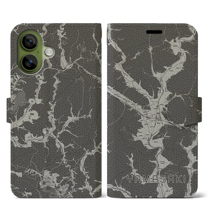 【山崎（兵庫県）】地図柄iPhoneケース（手帳タイプ）