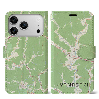 【山崎（兵庫県）】地図柄iPhoneケース（手帳タイプ）