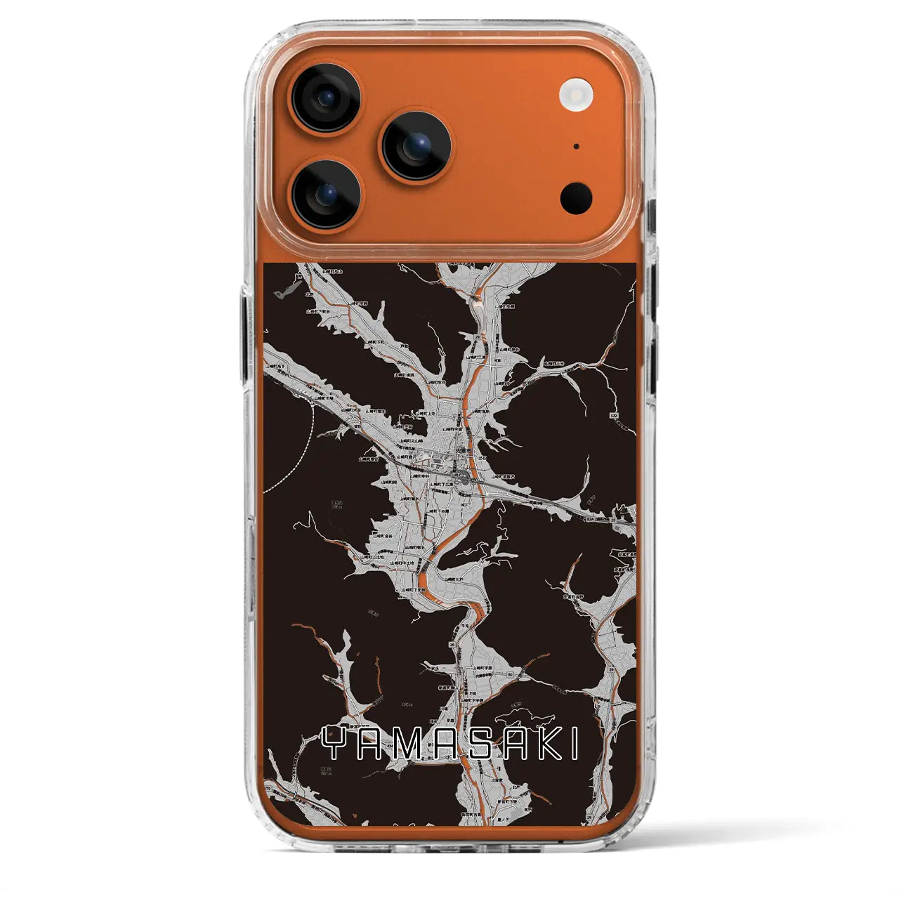 【山崎（兵庫県）】地図柄iPhoneケース（MagSafeタイプ）