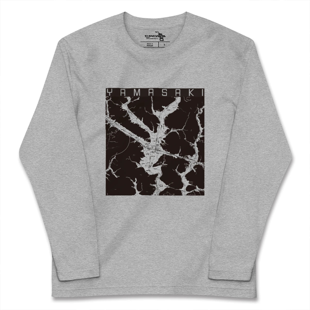 【山崎（兵庫県）】地図柄ロングスリーブTシャツ