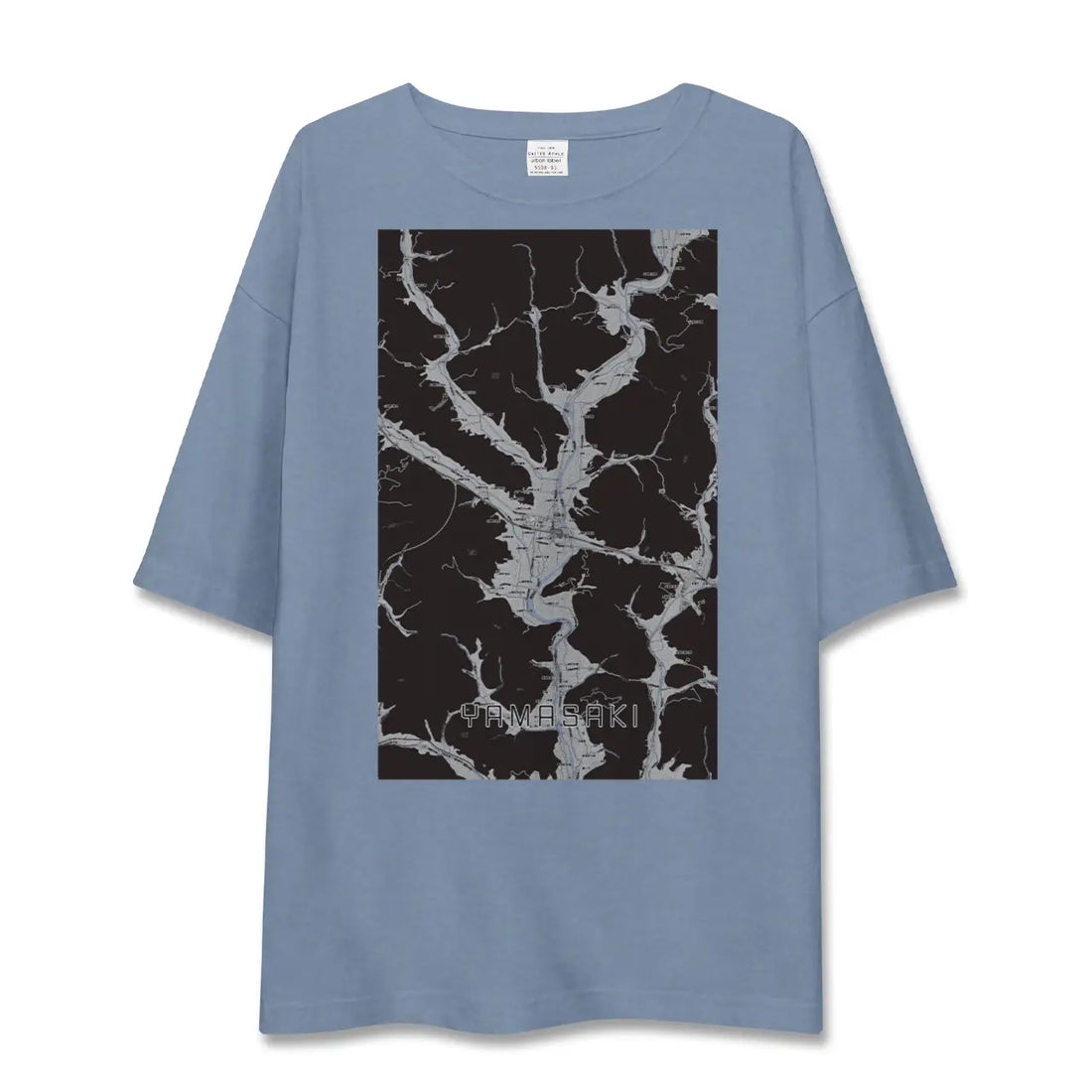 【山崎（兵庫県）】地図柄ビッグシルエットTシャツ