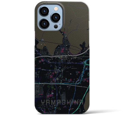 【山科（京都府）】地図柄iPhoneケース（バックカバータイプ）
