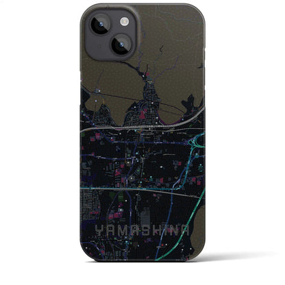 【山科（京都府）】地図柄iPhoneケース（バックカバータイプ）