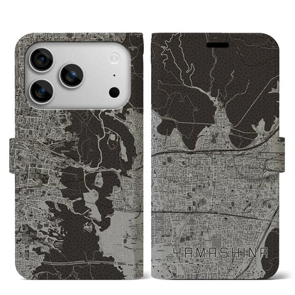 【山科（京都府）】地図柄iPhoneケース（手帳タイプ）