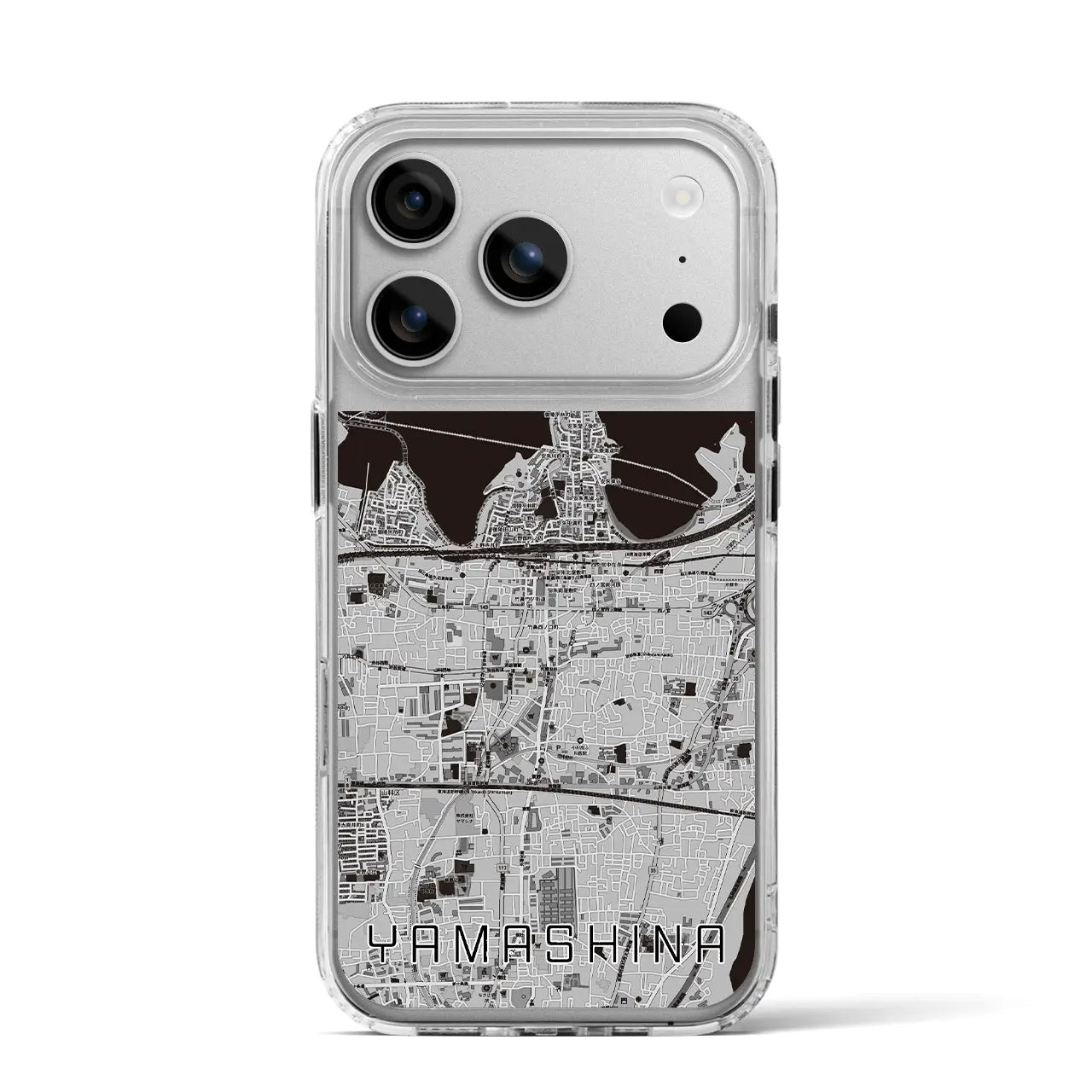 【山科（京都府）】地図柄iPhoneケース（MagSafeタイプ）