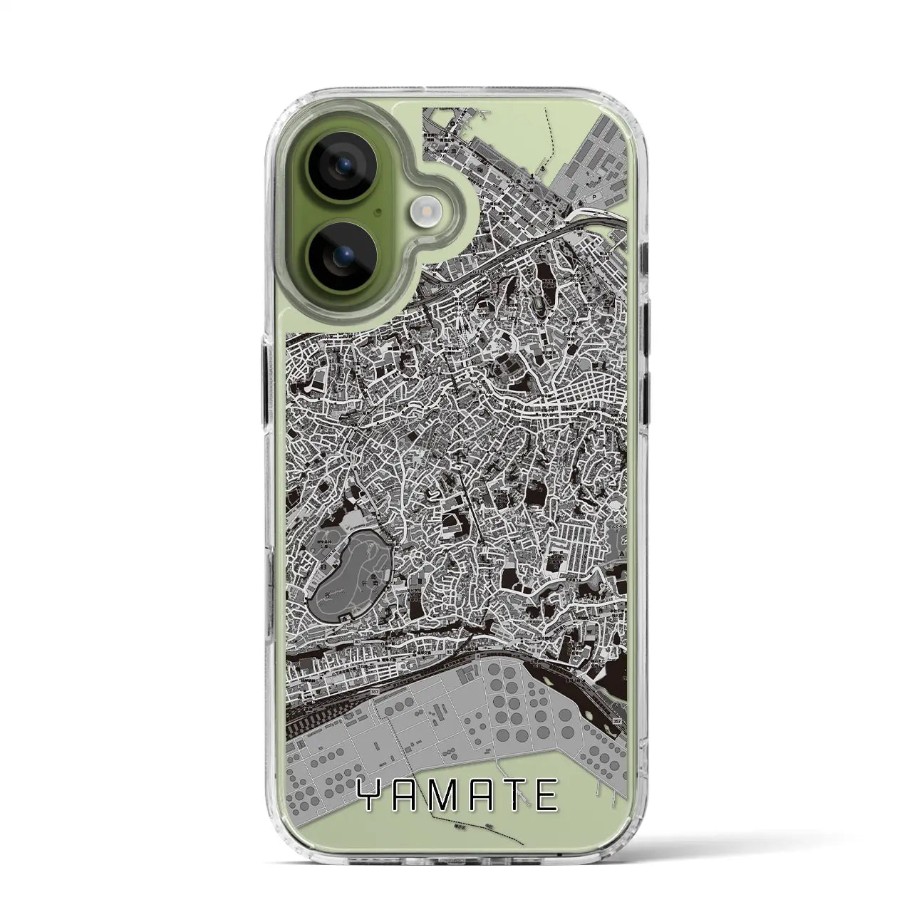 【山手（神奈川県）】地図柄iPhoneケース（MagSafeタイプ）