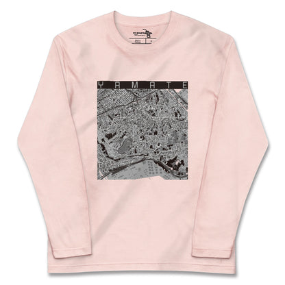 【山手（神奈川県）】地図柄ロングスリーブTシャツ