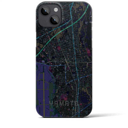 【大和（神奈川県）】地図柄iPhoneケース（バックカバータイプ）