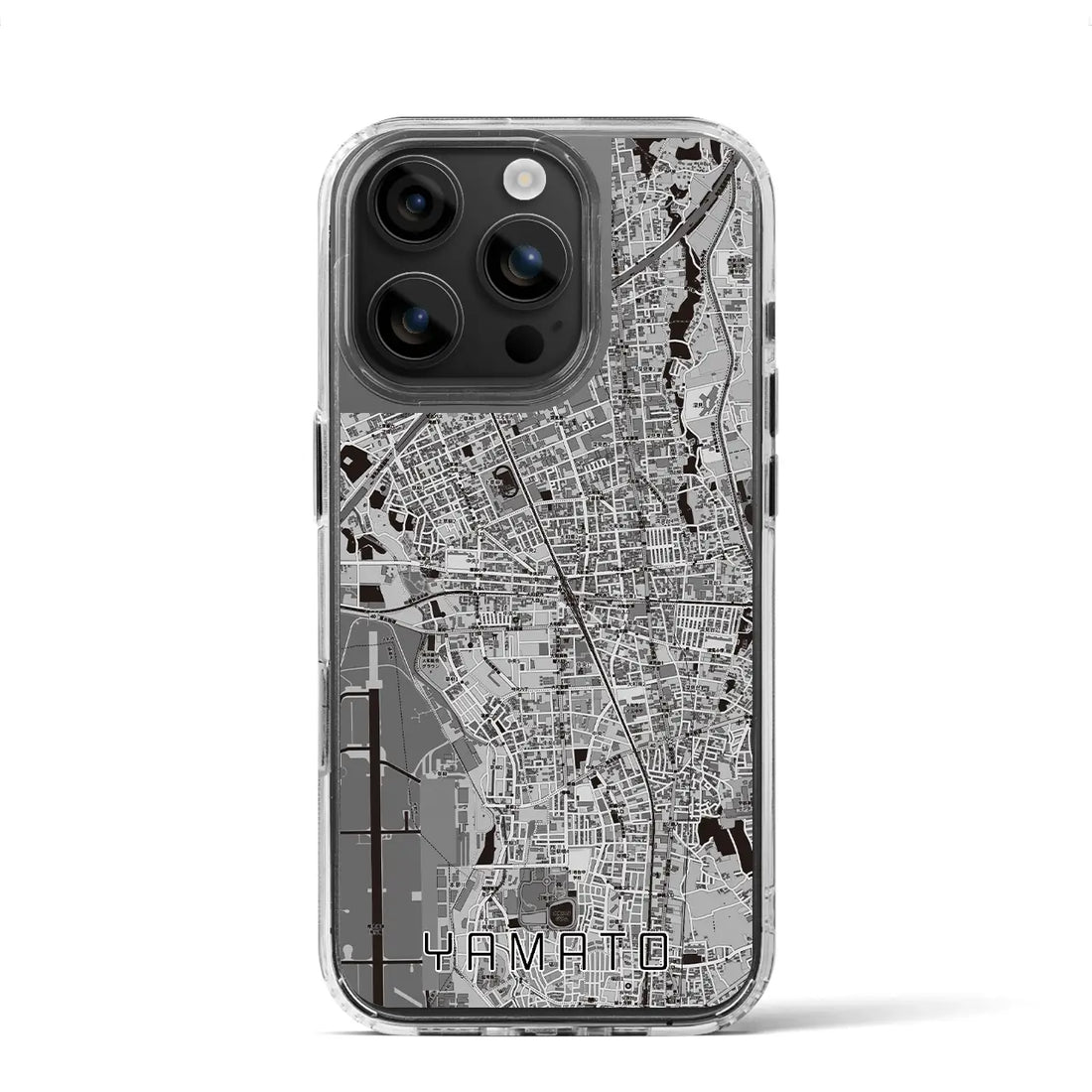 【大和(神奈川県)】地図柄iPhoneケース(MagSafeタイプ)