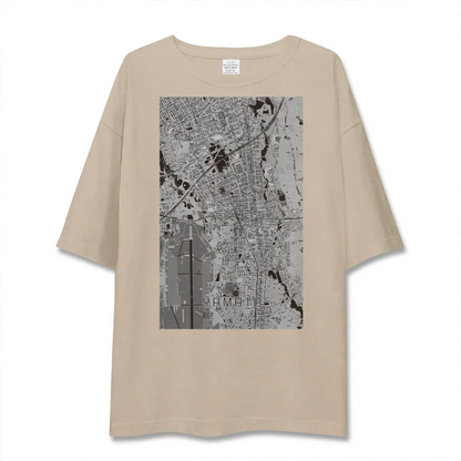 【大和（神奈川県）】地図柄ビッグシルエットTシャツ