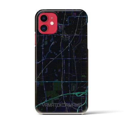 【大和郡山（奈良県）】地図柄iPhoneケース（バックカバータイプ）