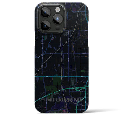 【大和郡山（奈良県）】地図柄iPhoneケース（バックカバータイプ）