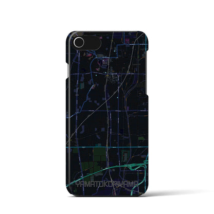 【大和郡山（奈良県）】地図柄iPhoneケース（バックカバータイプ）