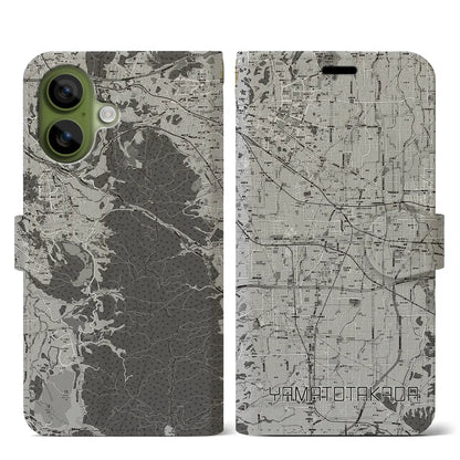 【大和高田（奈良県）】地図柄iPhoneケース（手帳タイプ）