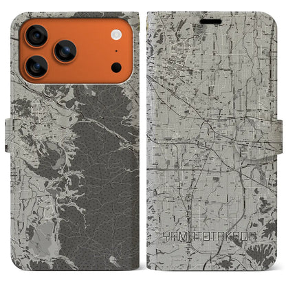 【大和高田（奈良県）】地図柄iPhoneケース（手帳タイプ）