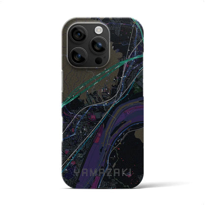 【山崎（京都府）】地図柄iPhoneケース（バックカバータイプ）